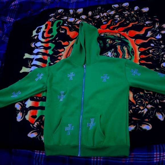 Green zip up - Picture 1 of 1